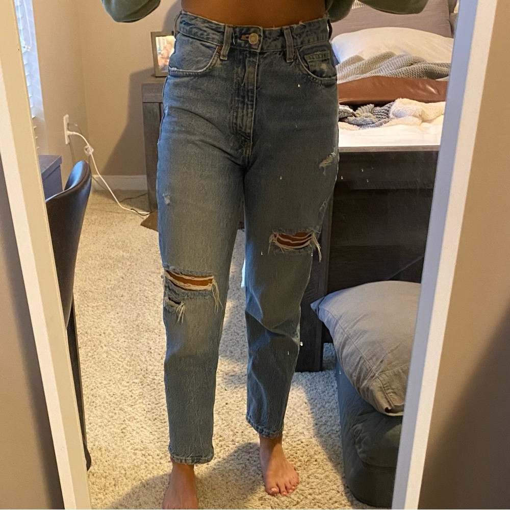 Zara straight leg jeans